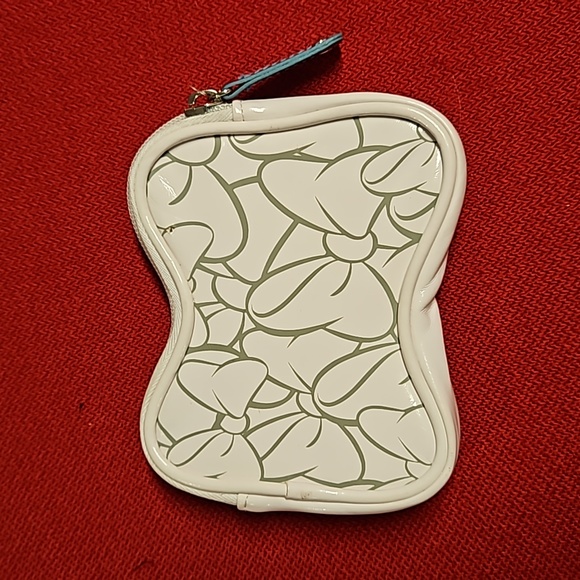 Minnie Mouse red glitter change purse cell keys cash NWT - Picture 4 of 6